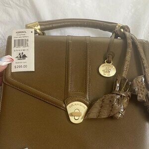 SOLD Brahmin NWT Vintage Roses Bag - Olivia Rose - Olive Lady Saffiano